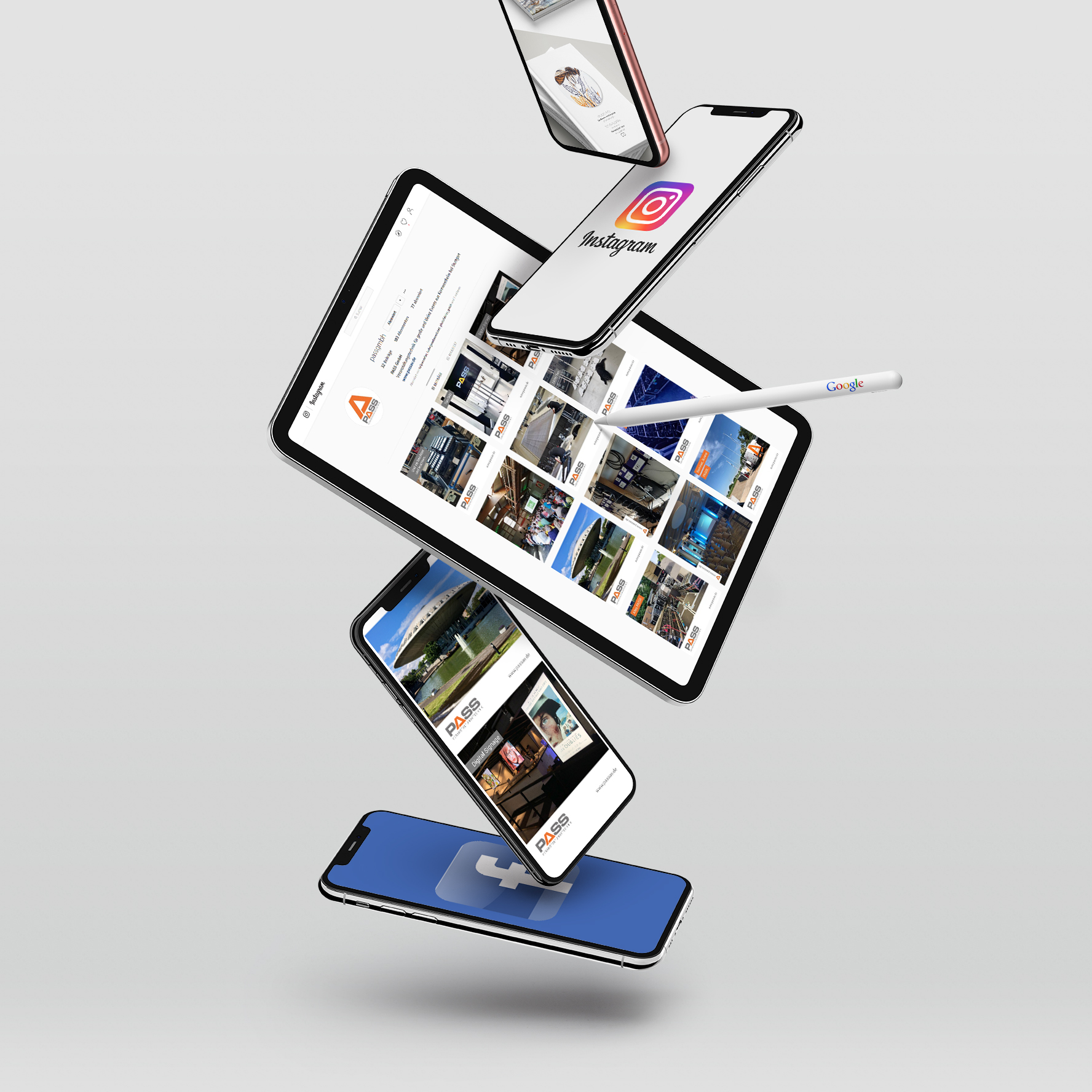 Online Marketing, Tablet, Smartphone